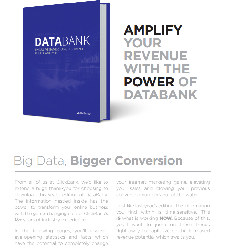 ClickBank’s DataBank – 2017