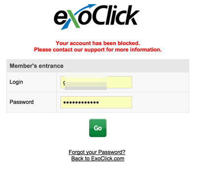 Exoclick账号解封经历
