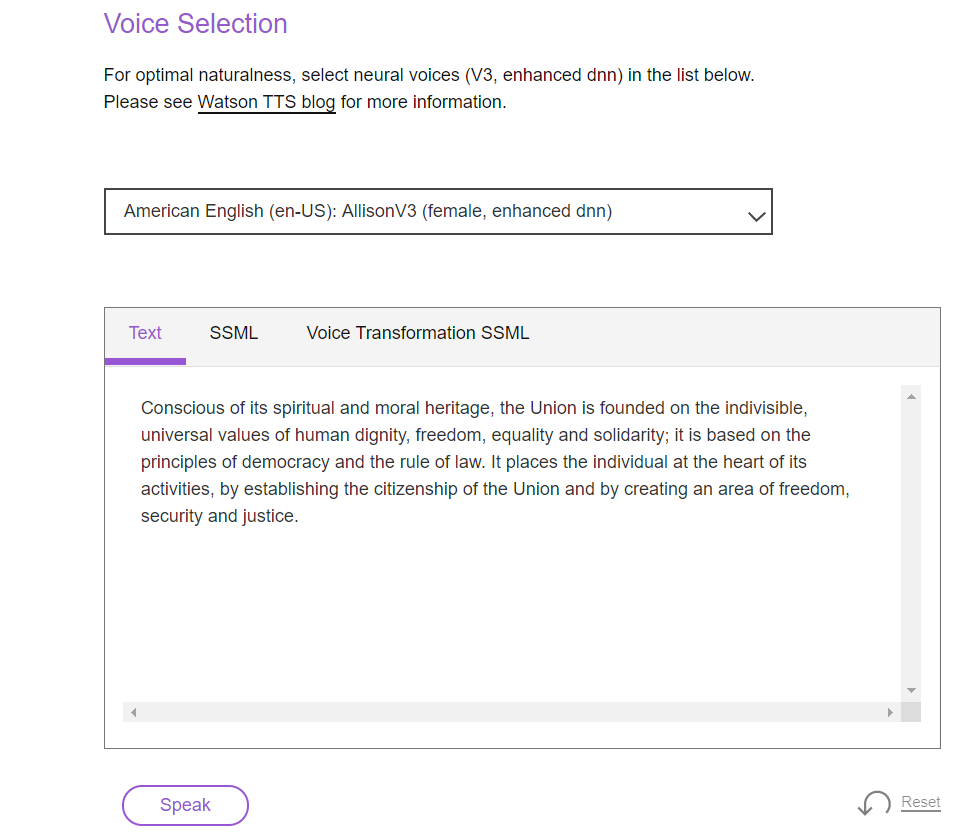 免费逼真的文字转语音工具，为Youtube视频配音效果不错