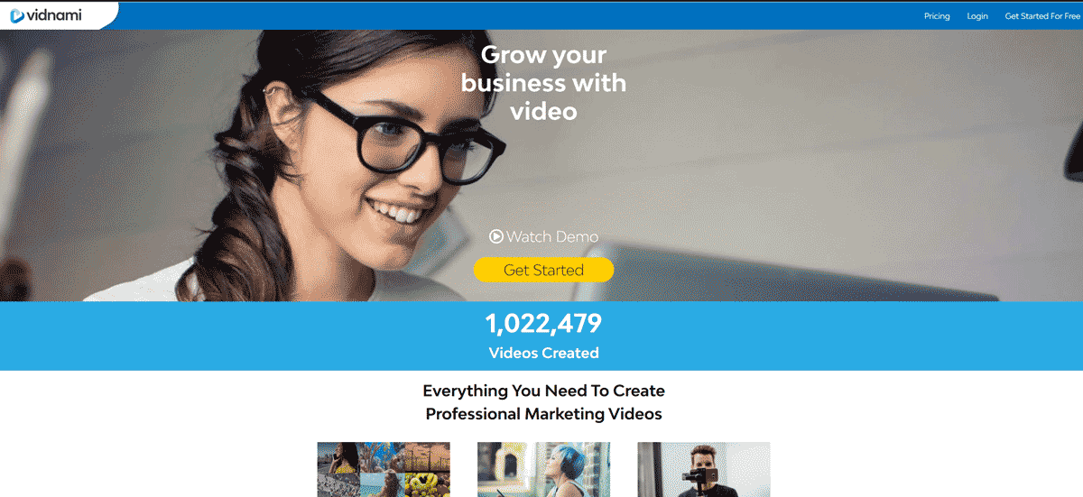 视频制作工具Content Samurai 已经改名为Vidnami