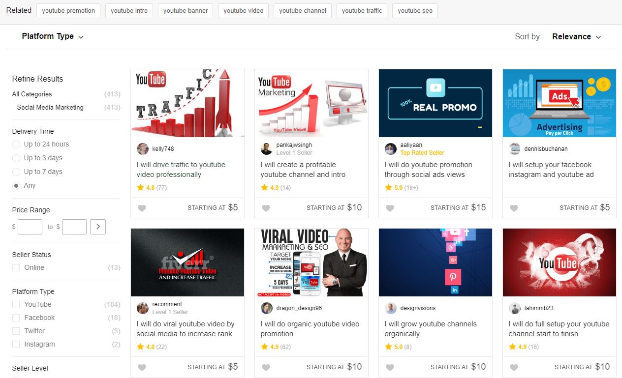 花钱推广 Youtube视频的网站