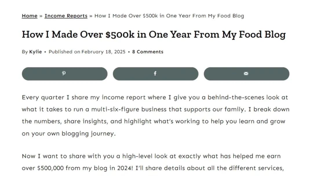 年入50万美元，美食博客的赚钱秘密，AI 助力轻松复制！