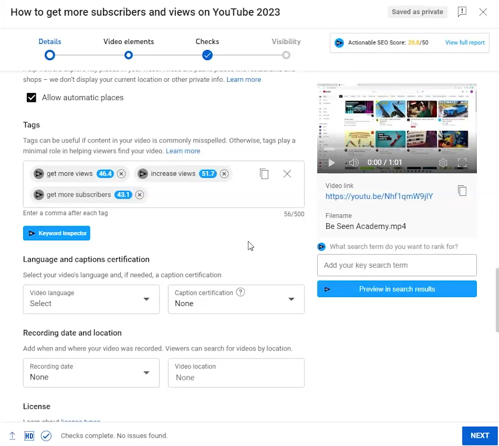 YouTube 视频标签：精准添加，获取更多推荐