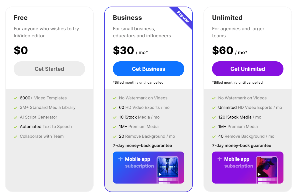 InVideo 一年仅需 99 美元！