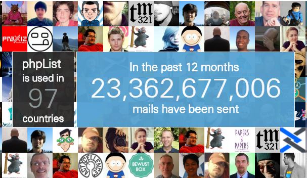 PHPlist是个不错的邮件发送工具