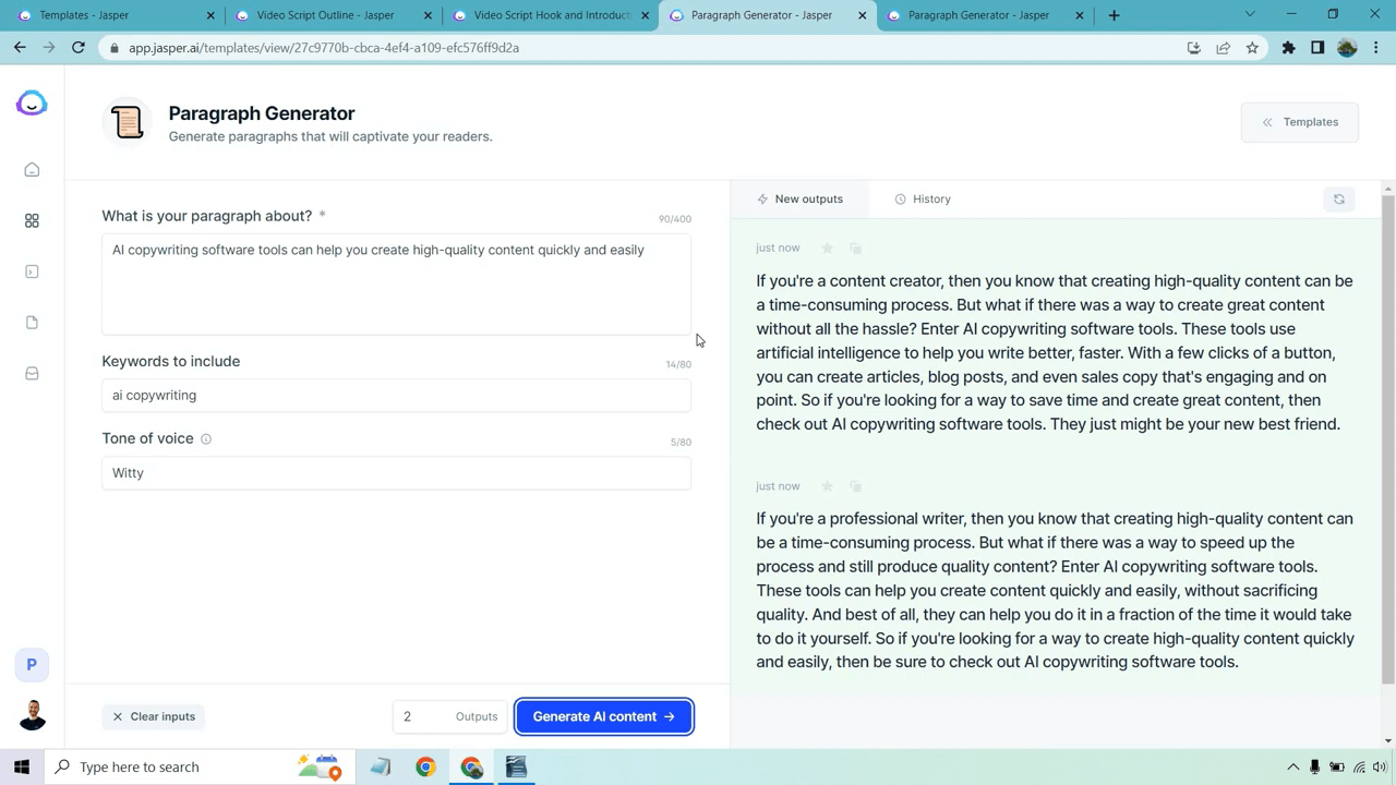 ai 视频脚本生成