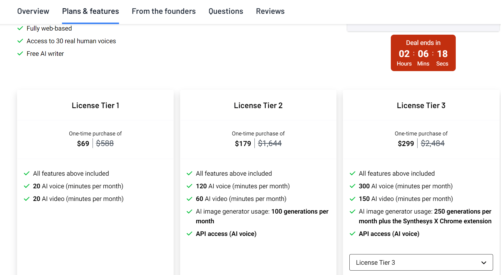 synthesys lifetime版本