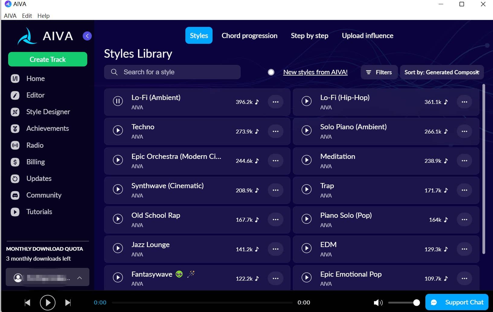 AIVA创作你需要的音乐