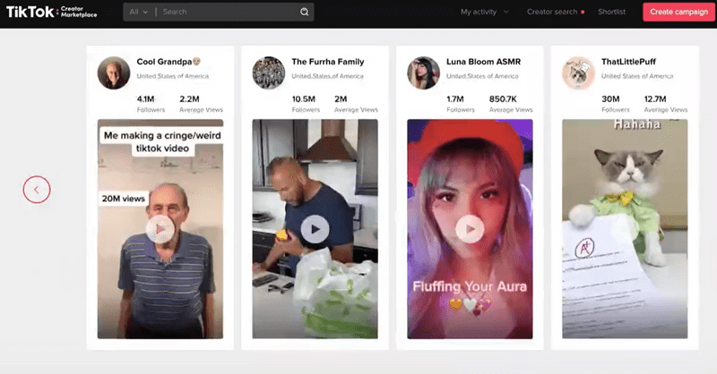 tiktok广告素材交易市场