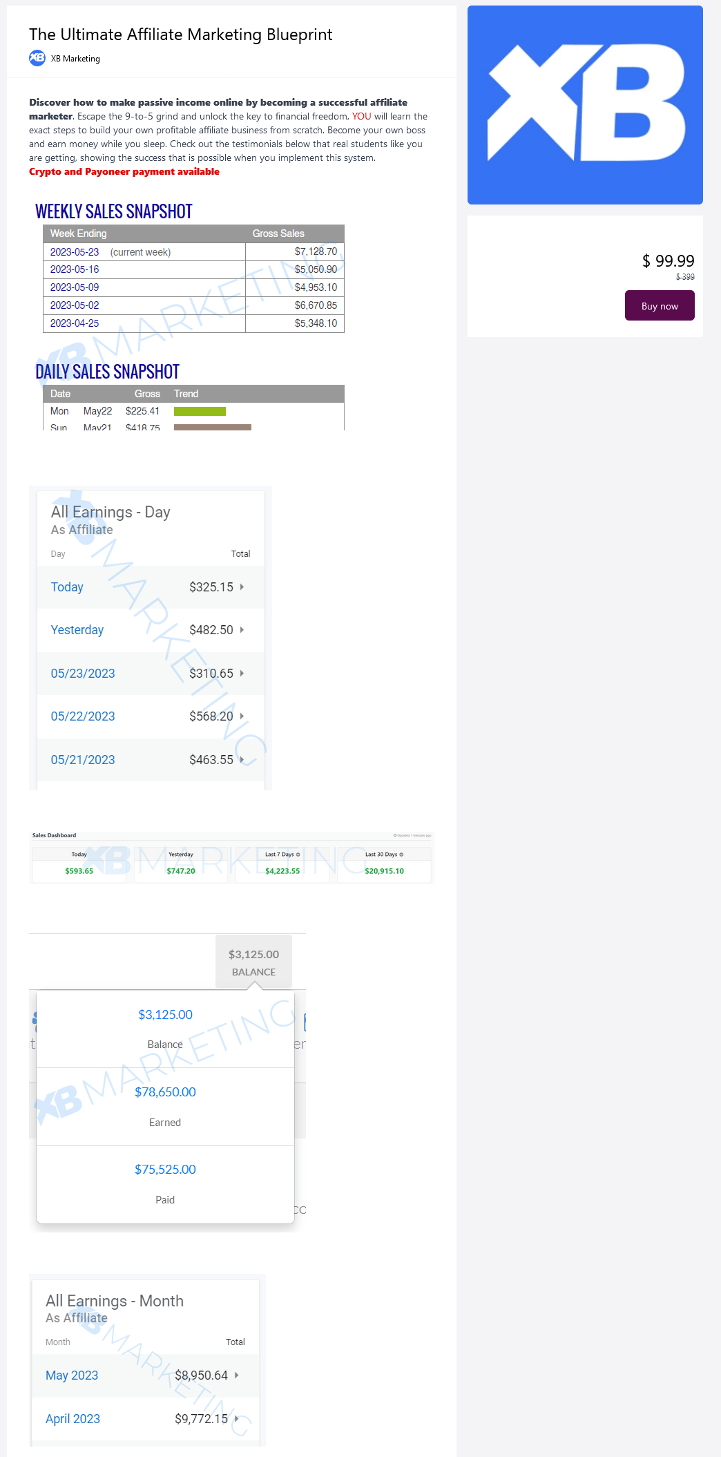 教程：Ultimate Affiliate Marketing Blueprint: Clickbank $5k Per Week